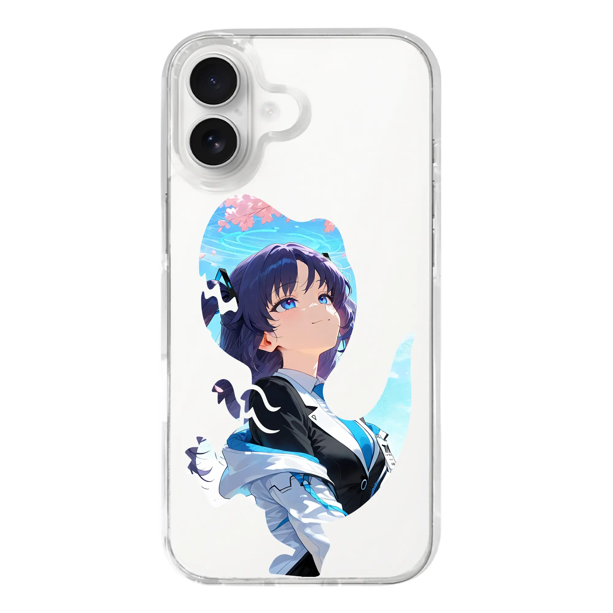 ブルーアーカイブ グッズ 早瀬 ユウカ - iPhone 17シリーズ 透明スマホケース – 薄型・耐衝撃・精密フィット保護カバー